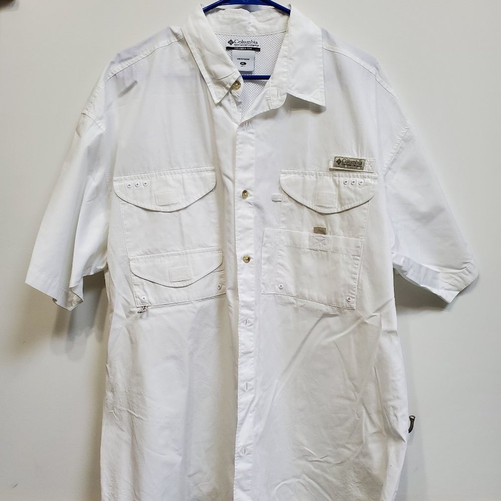 Columbia PFG Short Sleeve Shirt Size XL